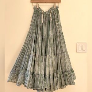Vintage Block Print skirt